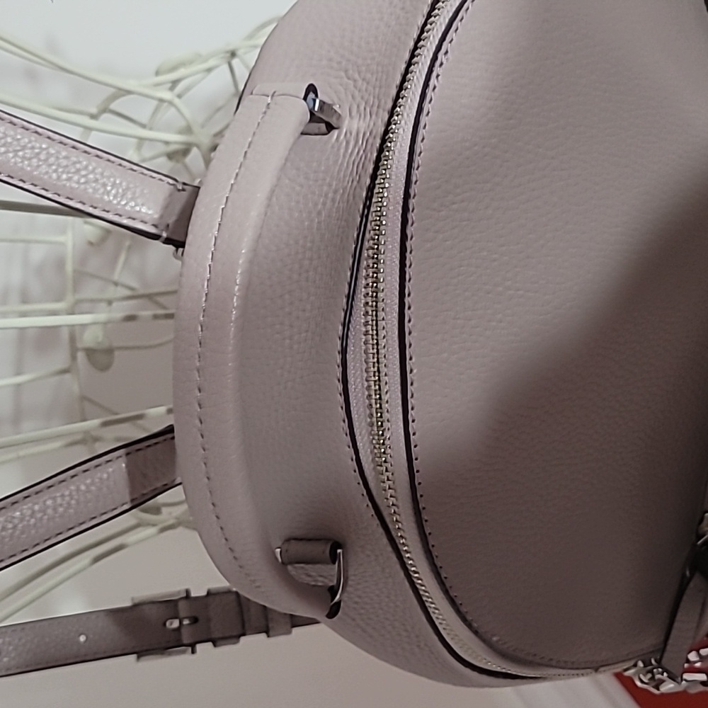 Kate Spade New York Polly Light Grey Backpack Purse Bag ๐ - Picture 6 of 16